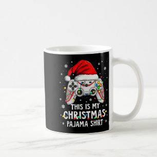 This Is My Christmas Pajama Video Game Gamer Boys Coffee Mug