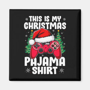 This Is My Christmas Pajama Video Game Gamer Boys Magnet