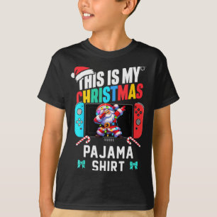 This Is My Christmas Pajama Video Game Gamer Boys  T-Shirt