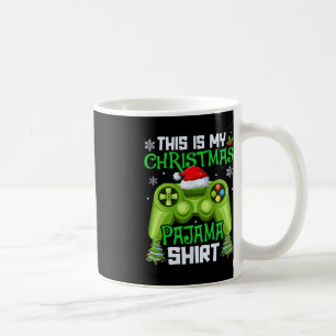 This Is My Christmas Pajama Video Game Gamer Men B Coffee Mug