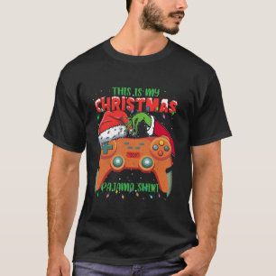 This Is My Christmas Pajama Video Game Gamer Men B T-Shirt