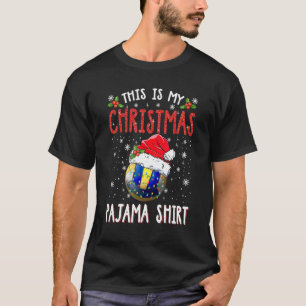 This Is My Christmas Pajama Volleyball Christmas T-Shirt