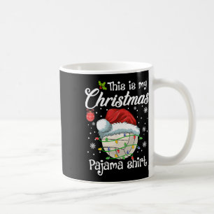 This Is My Christmas Pajama Volleyball Sport Xmas Coffee Mug