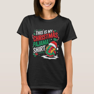 This Is My Christmas Pajama Volleyball Srt Xmas  T-Shirt