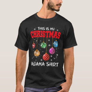 This Is My Christmas Pajama Xmas Chestnuts Nuts Ba T-Shirt