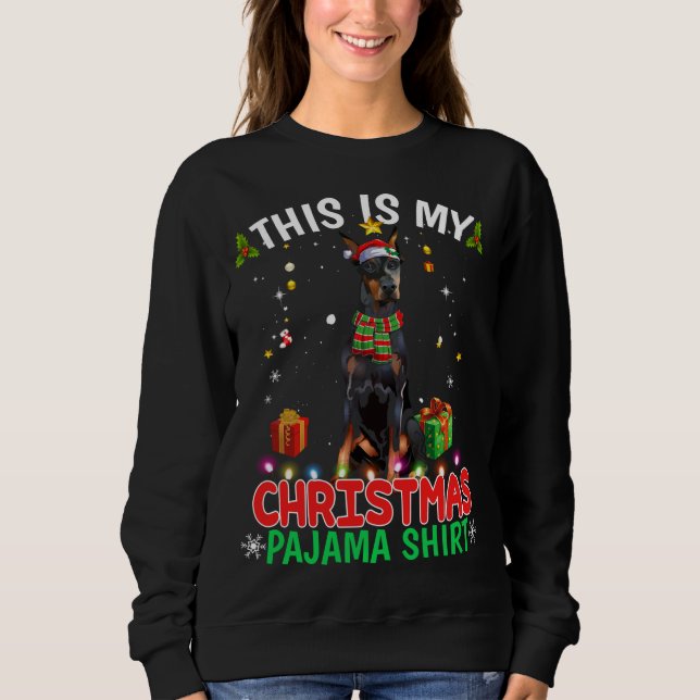 This is my Christmas Pajama XMAS Familiy Design Sweatshirt (Front)