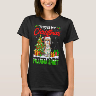This Is My Christmas Pajama  Yorkshire Terrier Dog T-Shirt