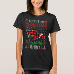 This Is My Christmas Platypus Pajama Xmas Lights T-Shirt