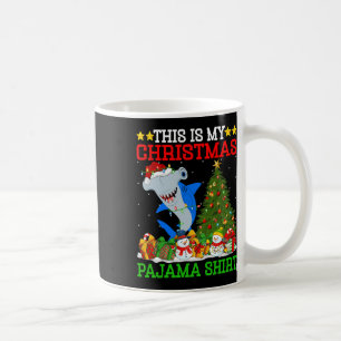 This Is My Christmas Pyjamas Hammerhead Shark Chri Coffee Mug