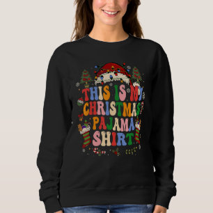 This Is My Christmas Retro  Santa Xmas Men Women 3 Sweatshirt
