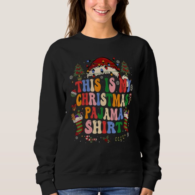 This Is My Christmas Retro  Santa Xmas Men Women 3 Sweatshirt (Front)