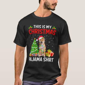 This Is My Christmas Shiba Inu Dog Pajama Xmas Lig T-Shirt