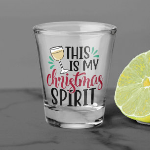 This is My Christmas Spirit | Funny Drinking Humou Shot Glass