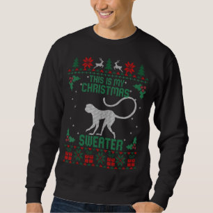 This Is My Christmas Sweater Monkey   Ugly Xmas