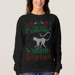 This Is My Christmas Sweater Monkey Ugly Xmas