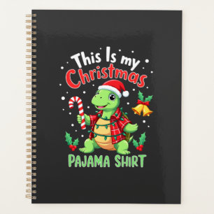 This Is My Christmas Turtle Pajama Shirt Buffalo P Planner