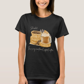 This Is My Coffee Aesthetic Pastel Funny Art   T-Shirt