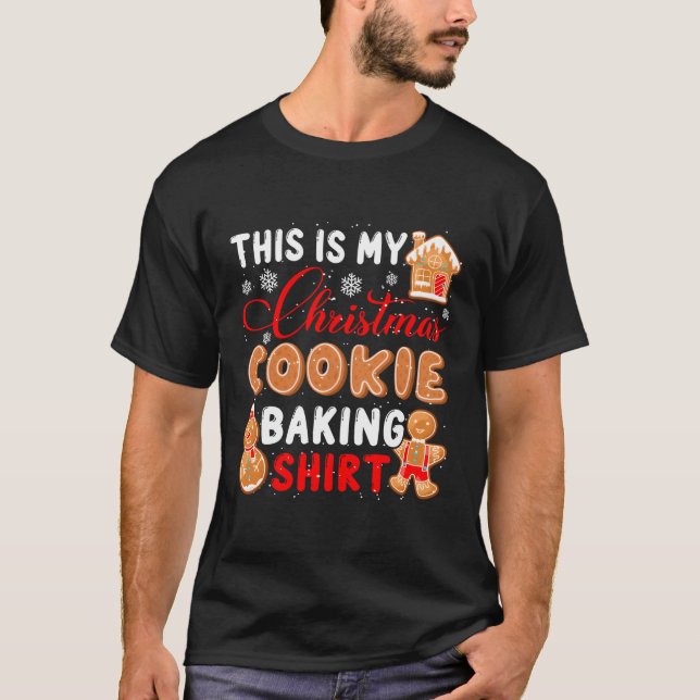 This Is My Cookie Baking Mum Family Team T-Shirt (Front)