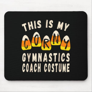 This Is My Corny Gymnastics Coach Costume Mouse Pad