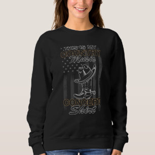 This Is My Country Concert Music Line Dancing Sweatshirt