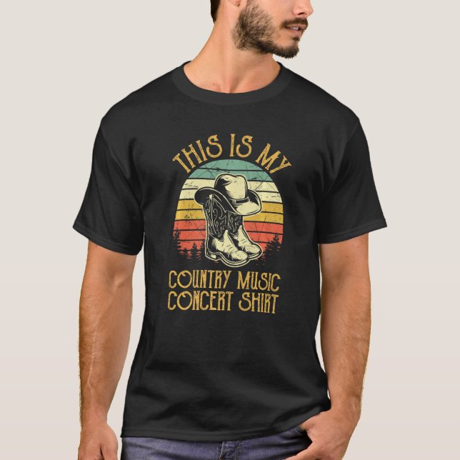 This Is My Country Music Concer Southern Western T-Shirt (Front)