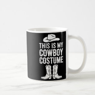 This Is My Cowboy Costume Shirt Western Adult Men Coffee Mug