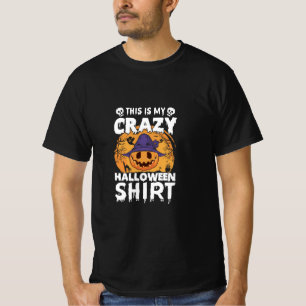 This Is My Crazy Halloween Shirt - Funny Halloween