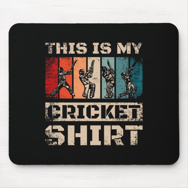 This Is My Cricket  Mouse Pad (Front)