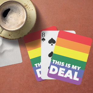 This Is My Deal Pride Colours Playing Cards
