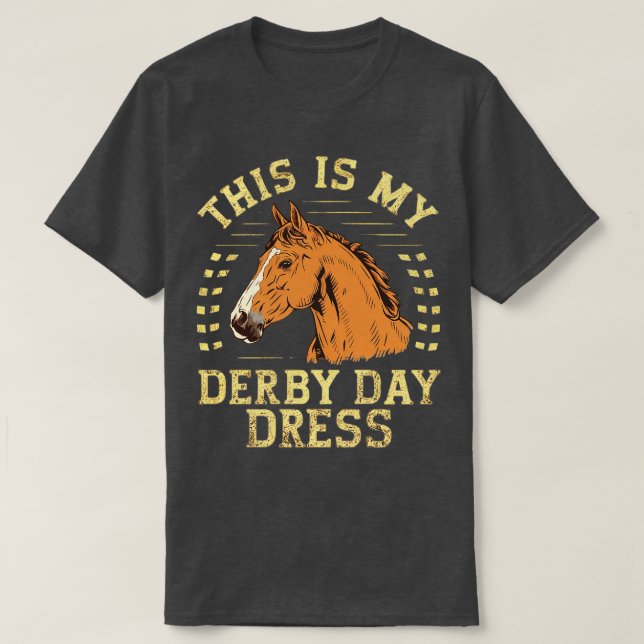 This Is My Derby Day Dress T-Shirt (Design Front)