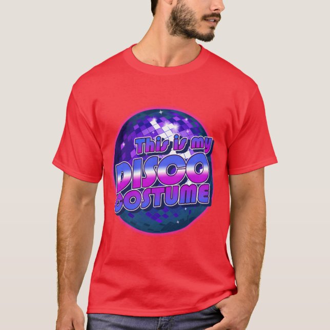 This Is My Disco Ball 70S Halloween retro T-Shirt (Front)
