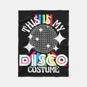 This Is My Disco Costume - 1970s Funky Party 70s G Fleece Blanket
