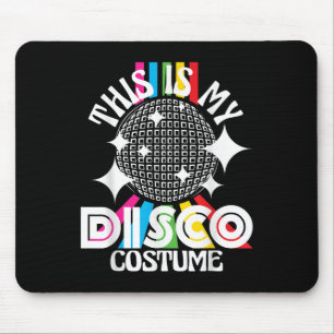 This Is My Disco Costume - 1970s Funky Party 70s G Mouse Pad