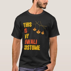 This is my Diwali Custom  Shubh Deepalawi Colourfu T-Shirt
