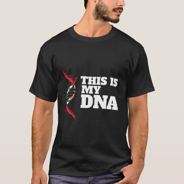 This Is My Dna Proud Paraguayan Patriotic Paraguay T-Shirt (Front)