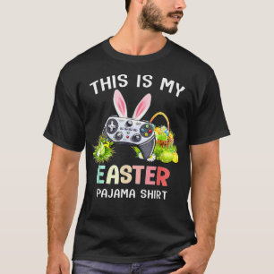 This Is My Easter Pajama Game Control Basket Gami T-Shirt
