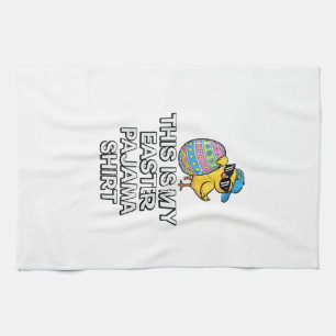 This is My Easter Pajama Shirt Chick Egg Boys Kids Tea Towel
