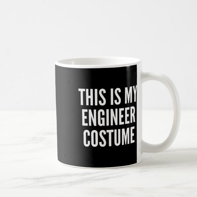 This Is My Engineer Halloween Costume Funny Easy  Coffee Mug (Right)