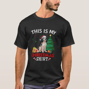 This is My English Setter Dog Santa Hat Christmas T-Shirt