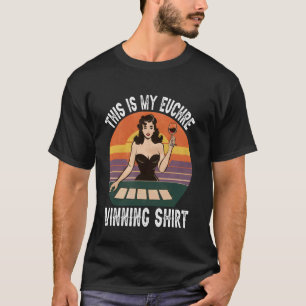 This Is My Euchre Winning Shirt Funny Retro Card G