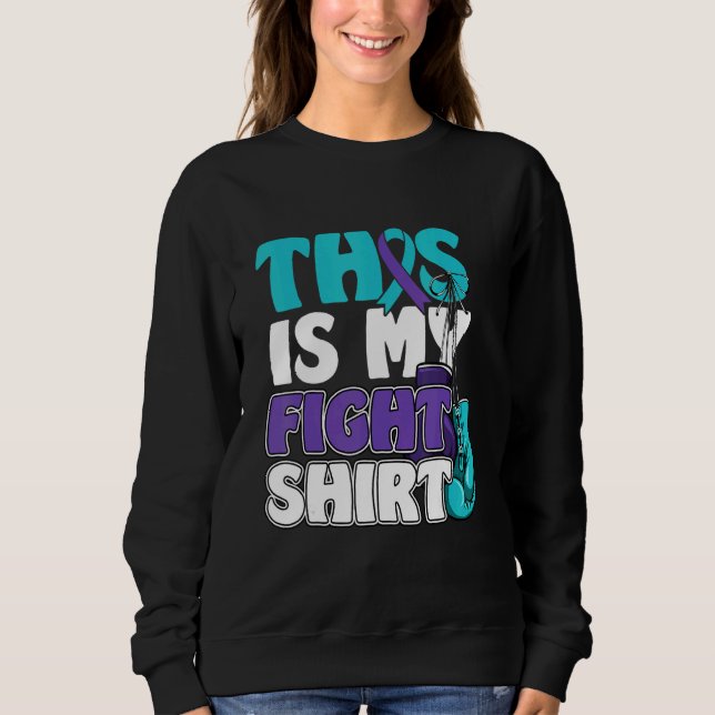 This Is My Figh Suicide Prevention Fighter Strong Sweatshirt (Front)