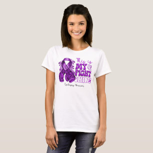 This is My Fight Epilepsy Warrior Boxing Gloves T-Shirt