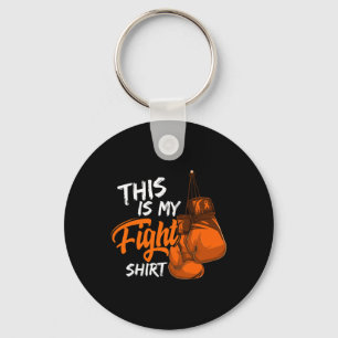 This Is My Fight Leukaemia Awareness Warrior Survi Key Ring