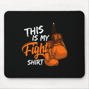 This Is My Fight Leukaemia Awareness Warrior Survi Mouse Pad