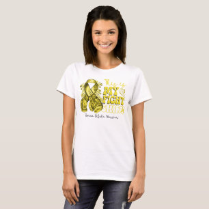 This is My Fight Spina Bifida Warrior BoxingGloves T-Shirt