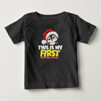 This Is My First Christmas Pajama Kids Baby T-Shirt