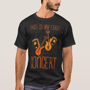 This Is My First Concert  guitar  T-Shirt