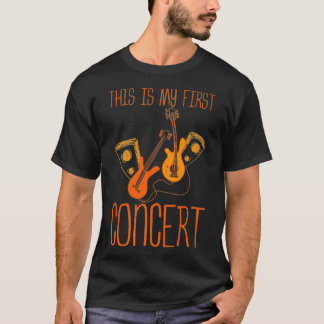 This Is My First Concert  guitar  T-Shirt