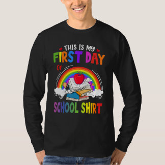 This Is My First Day Of School Back To School T-Shirt