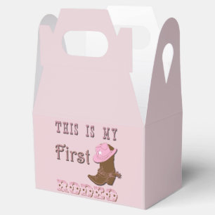 This is My First Rodeo Favour Box